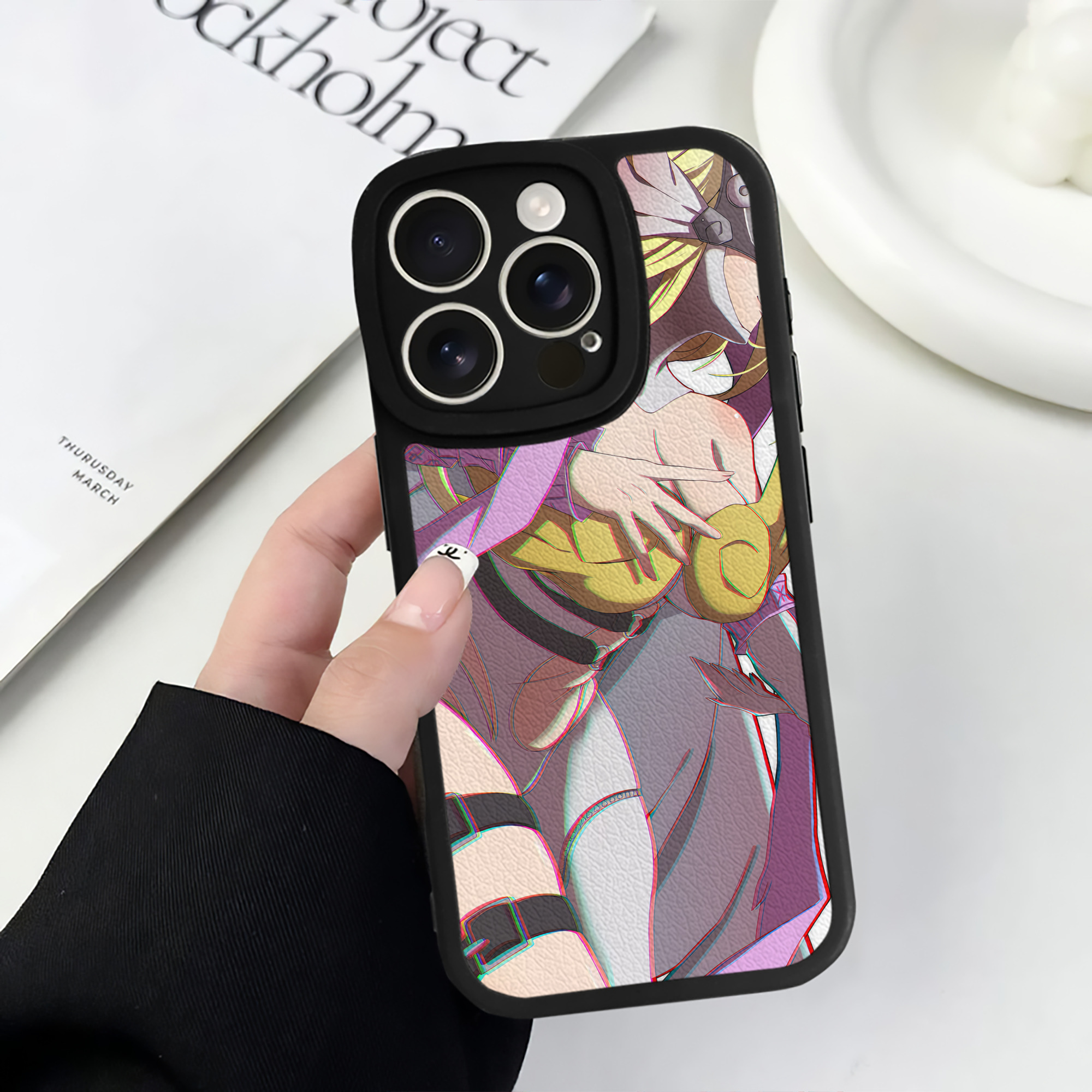 （画像用） Digimon デジタルモンスター/デジモン 【iPhone 16シリーズ対応】シリコンスマホケース（レザー調） 材質：シリコン
